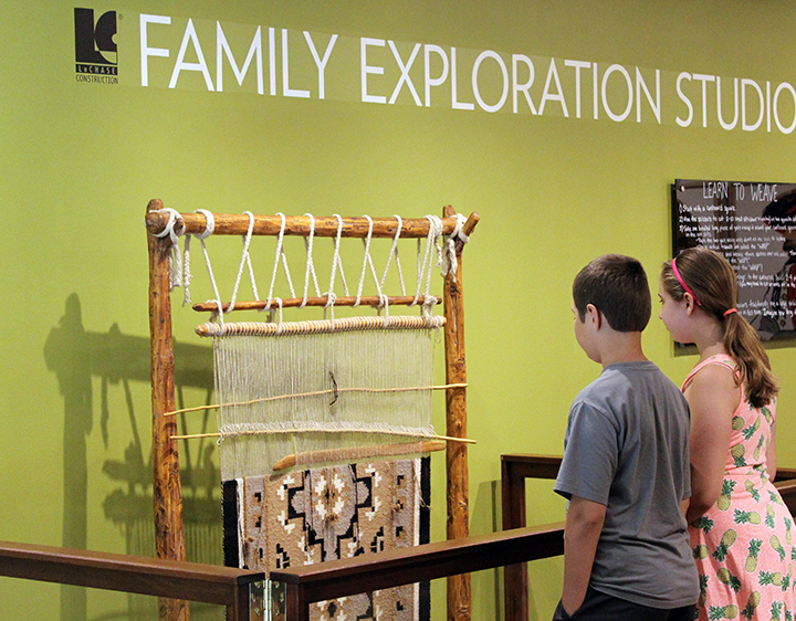 Navajo, Loom, Rockwell Museum, family, exploration, kids, activities