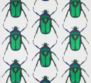 Sidewall, Beetle, 2016; Designed by Don Flood (American); digital print on mylar; L x W: 457.2 × 132.1 cm (15 ft. × 52 in.); Gift of Astek Inc.; 2016-21-1