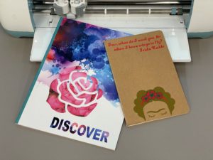 frida kahlo journal and cricut cutter